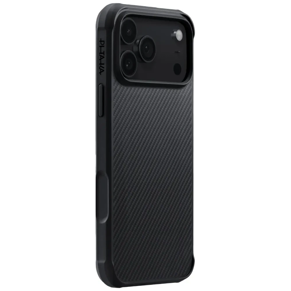 Etui PITAKA Aramid ProGuard do Apple iPhone 17 Pro Max czarno szary
