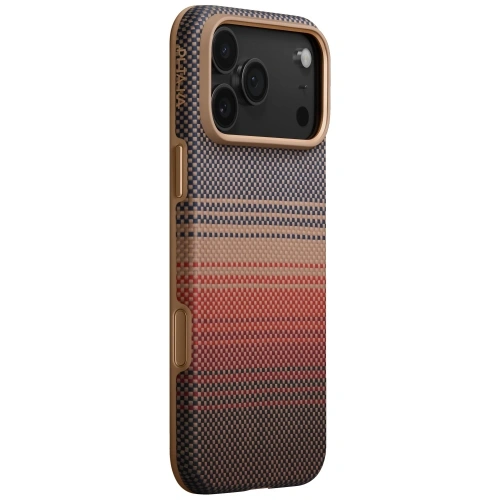 Etui PITAKA Aramid UltraGuard Moonrise MagSafe do Apple iPhone 17 Pro Max sunset