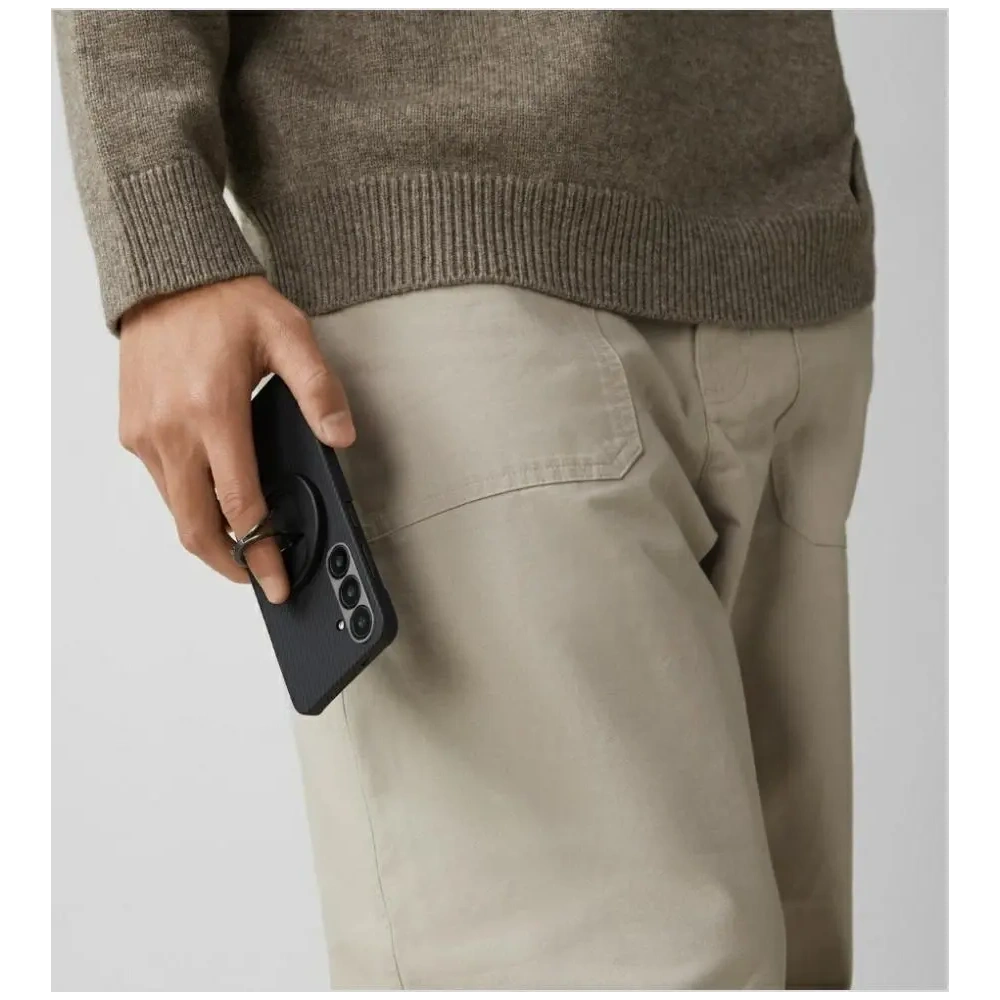 Etui PITAKA Ultra-Slim MagSafe do Samsung Galaxy S25 czarno szary