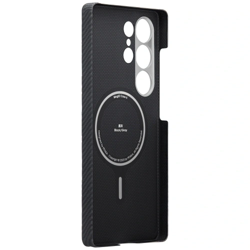 Etui PITAKA Ultra-Slim MagSafe do Samsung Galaxy S25 Ultra czarno szary