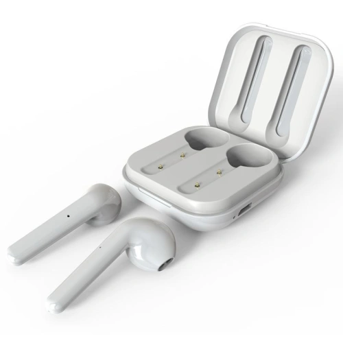 Kup Bezdrátová sluchátka PURO SLIM POD TWS Bluetooth 5.0 s nabíjecím pouzdrem, vodotěsnost IPX5 (Bílá) - PUR096WHT - {ean13} - Sklep Home Screen