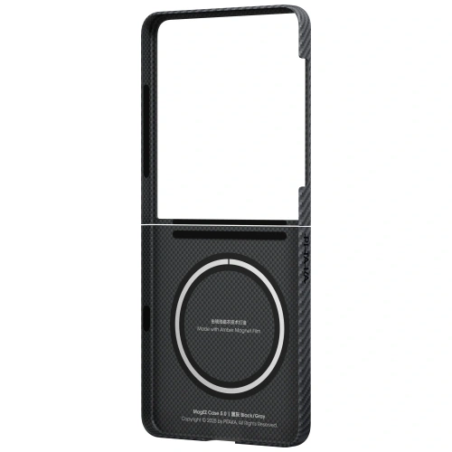 Etui PITAKA Ultra-Slim MagSafe do Samsung Galaxy Z Flip7 czarno szary