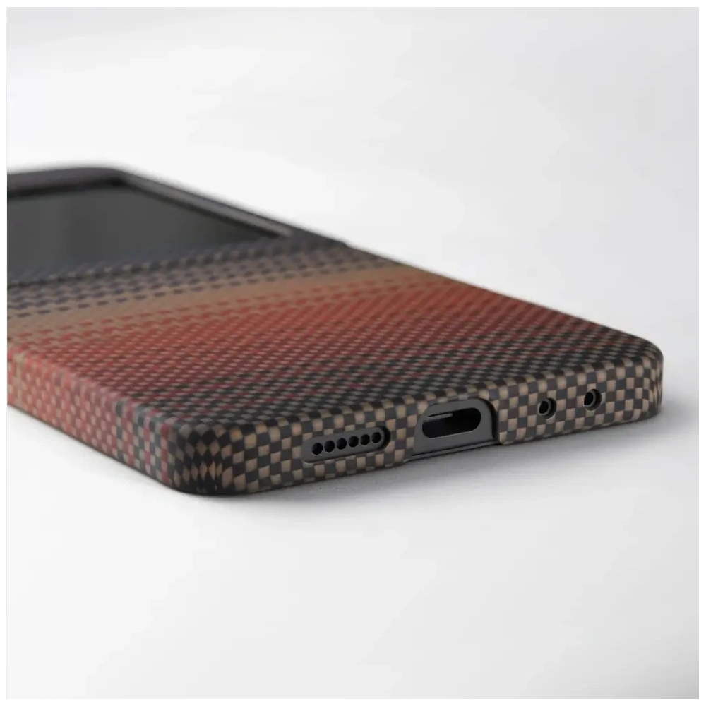 Etui PITAKA Ultra-Slim MagSafe do Samsung Galaxy Z Flip7 sunset