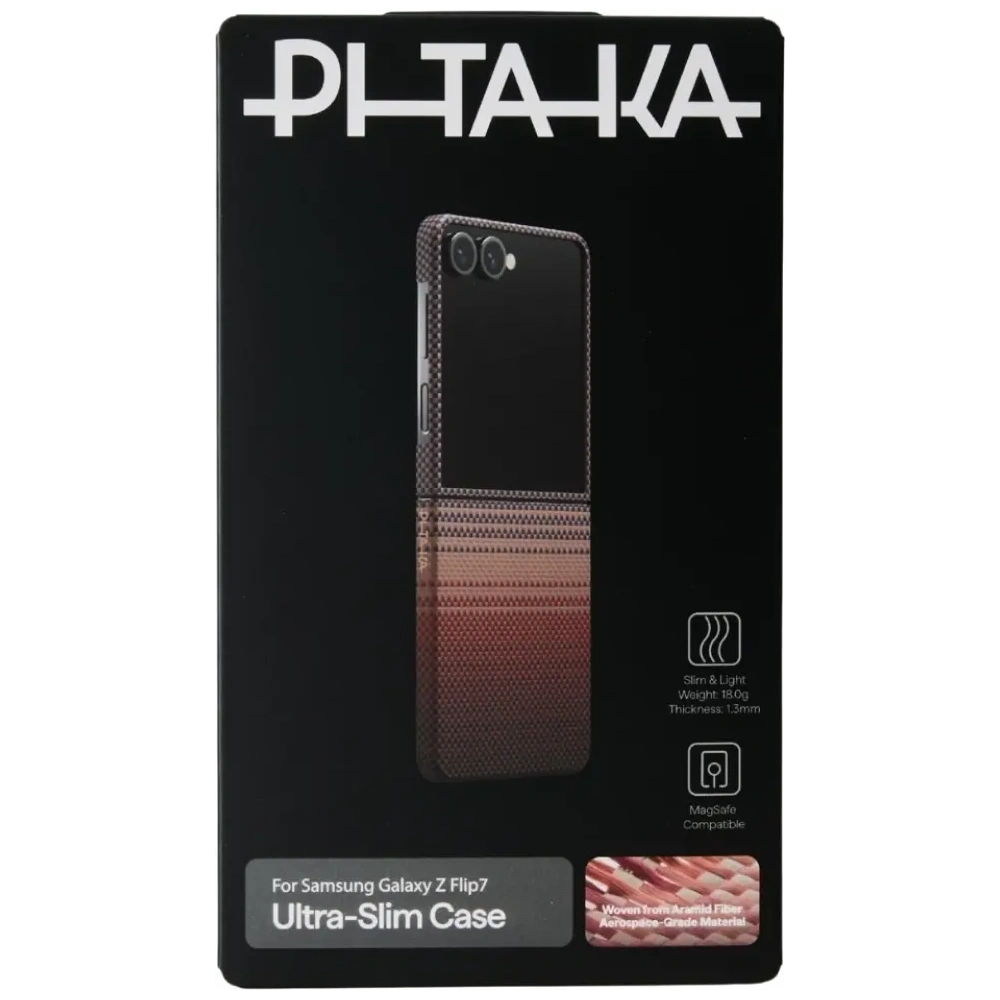 Etui PITAKA Ultra-Slim MagSafe do Samsung Galaxy Z Flip7 sunset