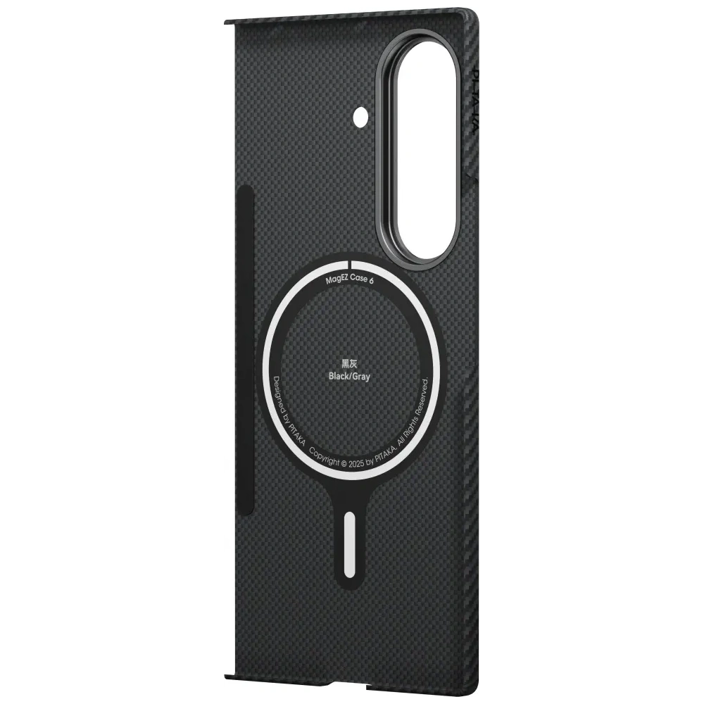 Etui PITAKA Ultra-Slim MagSafe do Samsung Galaxy Z Fold7 czarno szary