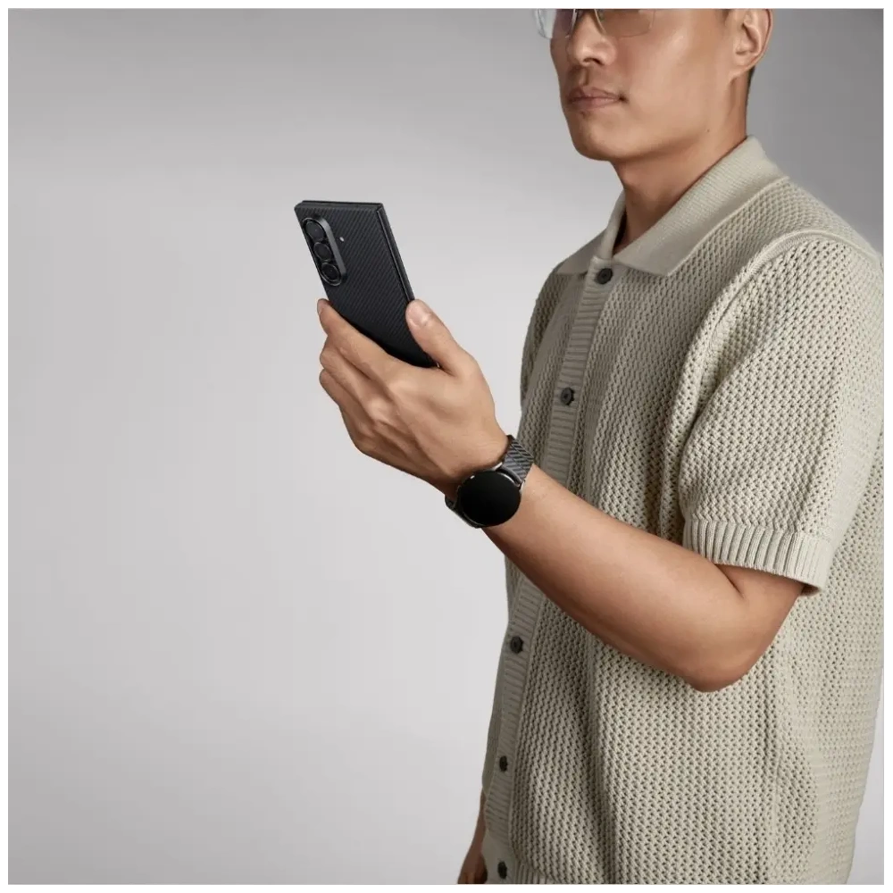 Etui PITAKA Ultra-Slim MagSafe do Samsung Galaxy Z Fold7 czarno szary