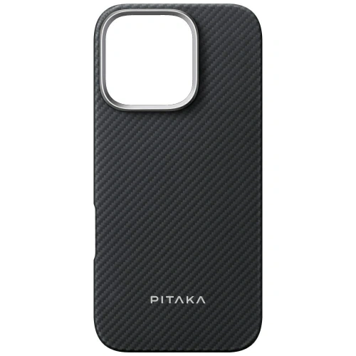 Etui PITAKA Ultra-Slim MagSafe do Apple iPhone 16 Pro czarno szary
