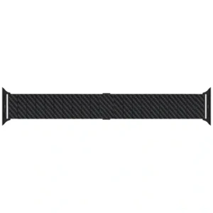 Pasek PITAKA Carbon Fiber Modern do Apple Watch 1/2/3/4/5/6/7/8/9/10/11/SE/SE 3/Ultra/Ultra 2/Ultra 3 czarno szary