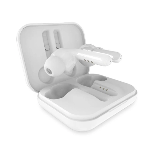 Kup Bezdrátová sluchátka PURO TWINS PRO TWS Bluetooth 5.0 s nabíjecím pouzdrem, voděodolnost IPX5 (Bílá) - PUR098WHT - {ean13} - Sklep Home Screen