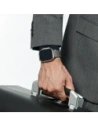 Pasek PITAKA Carbon Fiber Modern do Apple Watch 1/2/3/4/5/6/7/8/9/10/11/SE/SE 3/Ultra/Ultra 2/Ultra 3 czarno szary