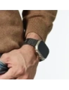 Pasek PITAKA Carbon Fiber Modern do Apple Watch 1/2/3/4/5/6/7/8/9/10/11/SE/SE 3/Ultra/Ultra 2/Ultra 3 czarno szary