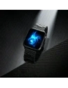 Pasek PITAKA Carbon Fiber Retro do Apple Watch 1/2/3/4/5/6/7/8/9/10/11/SE/SE 3/Ultra/Ultra 2/Ultra 3 czarno szary