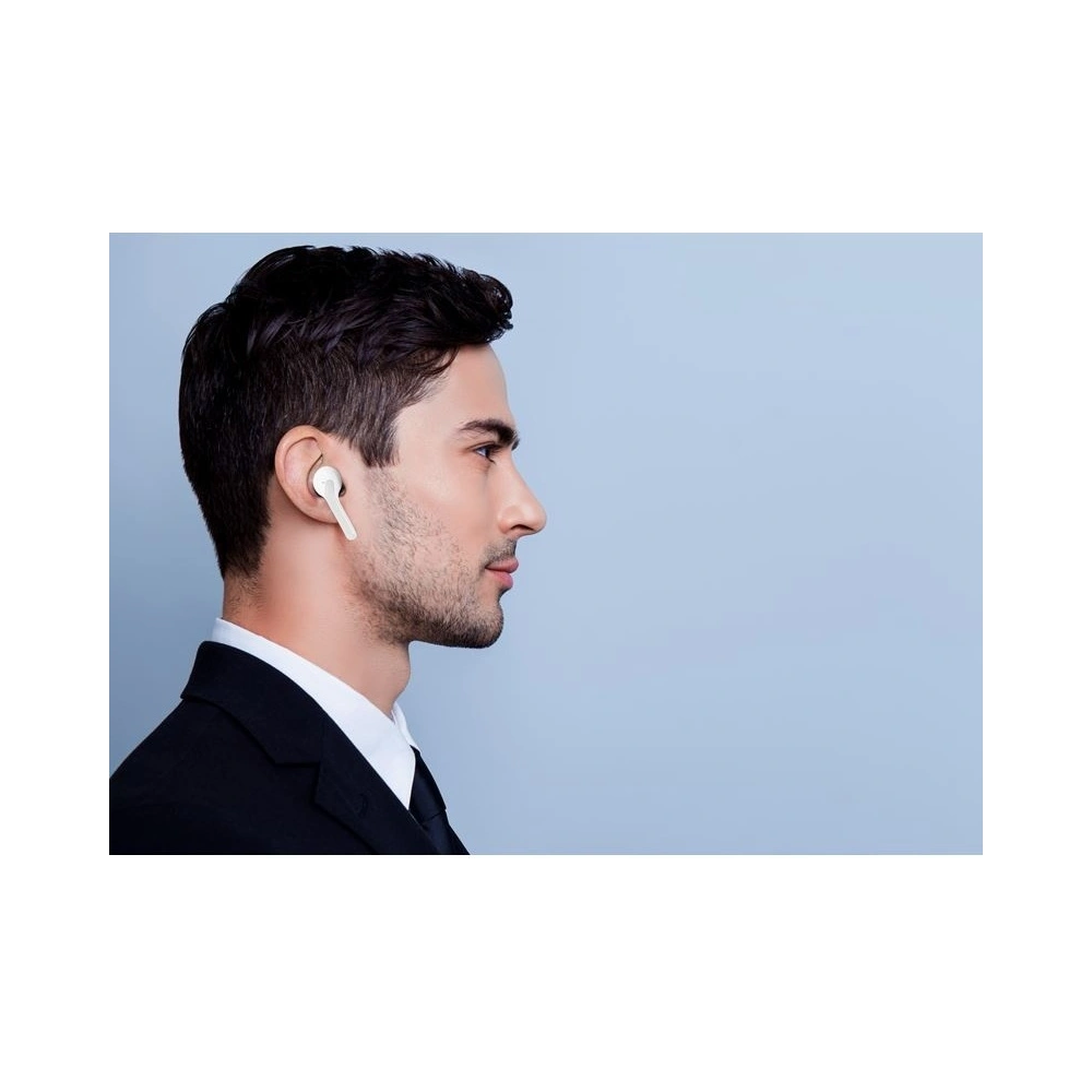 Bezprzewodowe słuchawki PURO TWINS PRO TWS Bluetooth 5.0 z etui ładującym, wodoszczelność IPX5  (Biały)