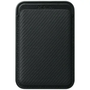 Portfel magnetyczny PITAKA Woven Wallet MagSafe czarno szary