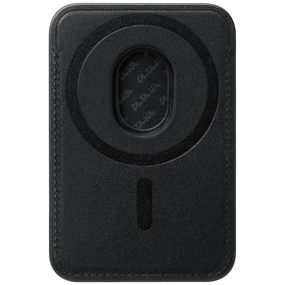 Portfel magnetyczny PITAKA Woven Wallet MagSafe czarno szary