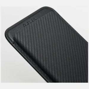 Portfel magnetyczny PITAKA Woven Wallet MagSafe czarno szary