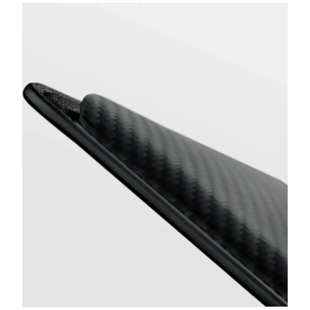 Portfel magnetyczny PITAKA Woven Wallet MagSafe czarno szary