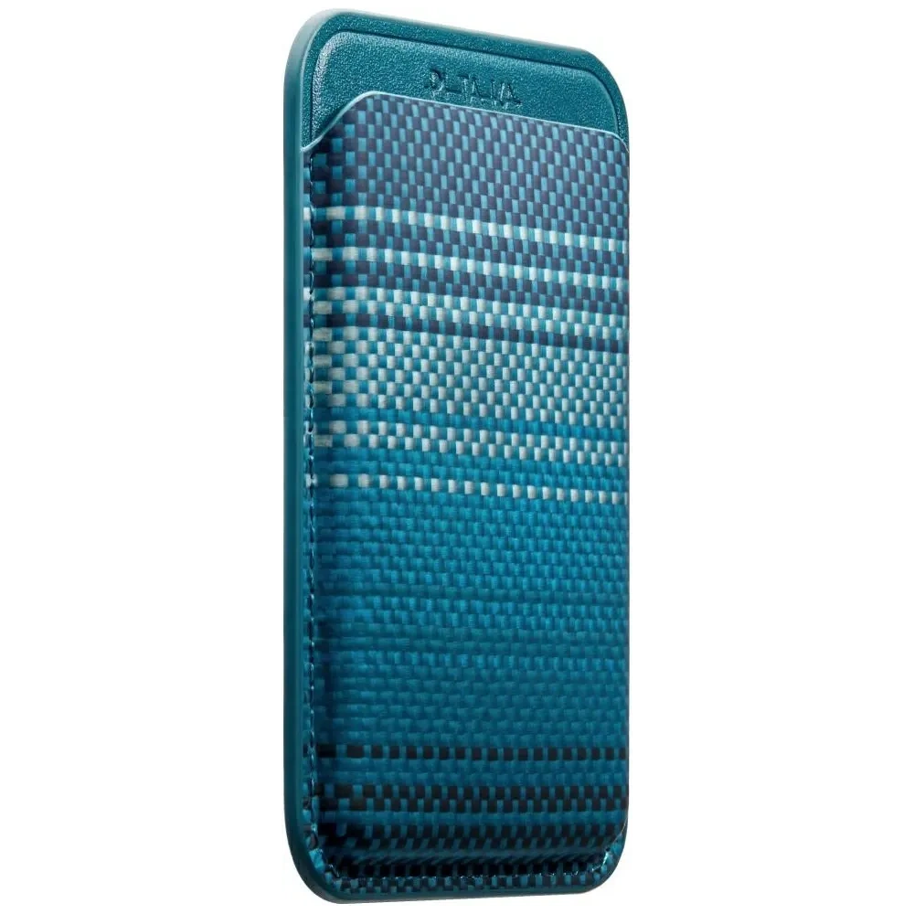 Portfel magnetyczny PITAKA Woven Wallet MagSafe moonrise