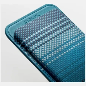 Portfel magnetyczny PITAKA Woven Wallet MagSafe moonrise