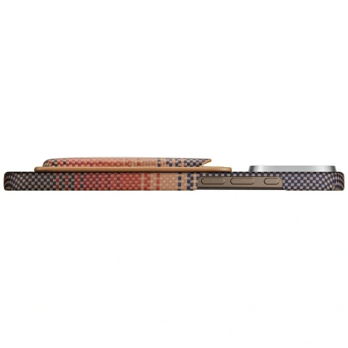 Portfel magnetyczny PITAKA Woven Wallet MagSafe sunset