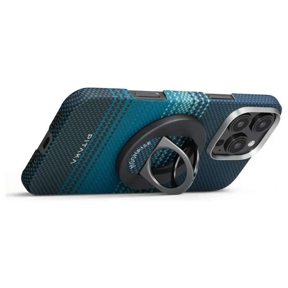 Uchwyt magnetyczny na palec PITAKA MagEZ Grip 3 MagSafe z funkcją podstawki moonrise