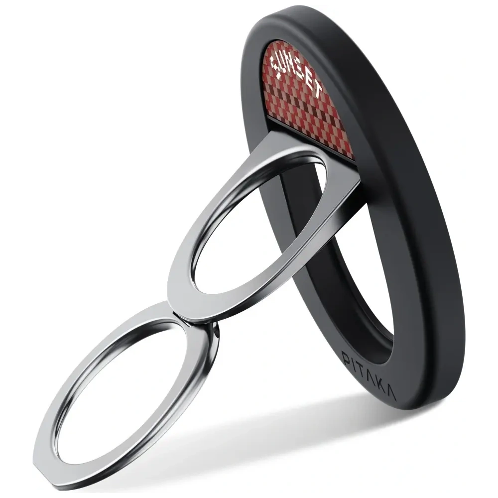 Uchwyt magnetyczny na palec PITAKA MagEZ Grip 3 MagSafe z funkcją podstawki sunset