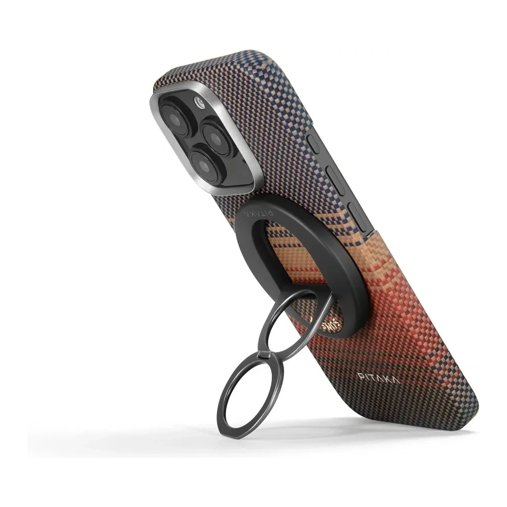 Uchwyt magnetyczny na palec PITAKA MagEZ Grip 3 MagSafe z funkcją podstawki sunset