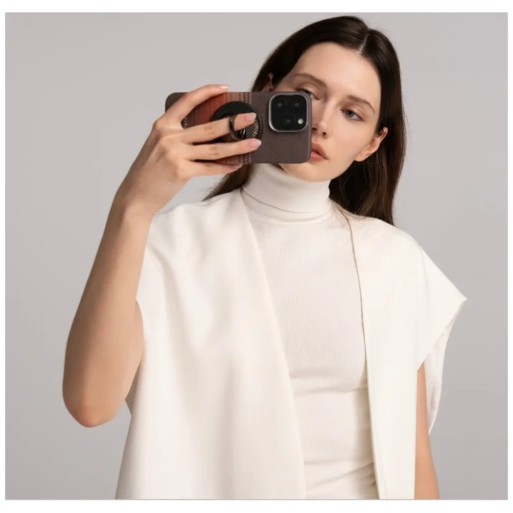 Uchwyt magnetyczny na palec PITAKA MagEZ Grip 3 MagSafe z funkcją podstawki sunset