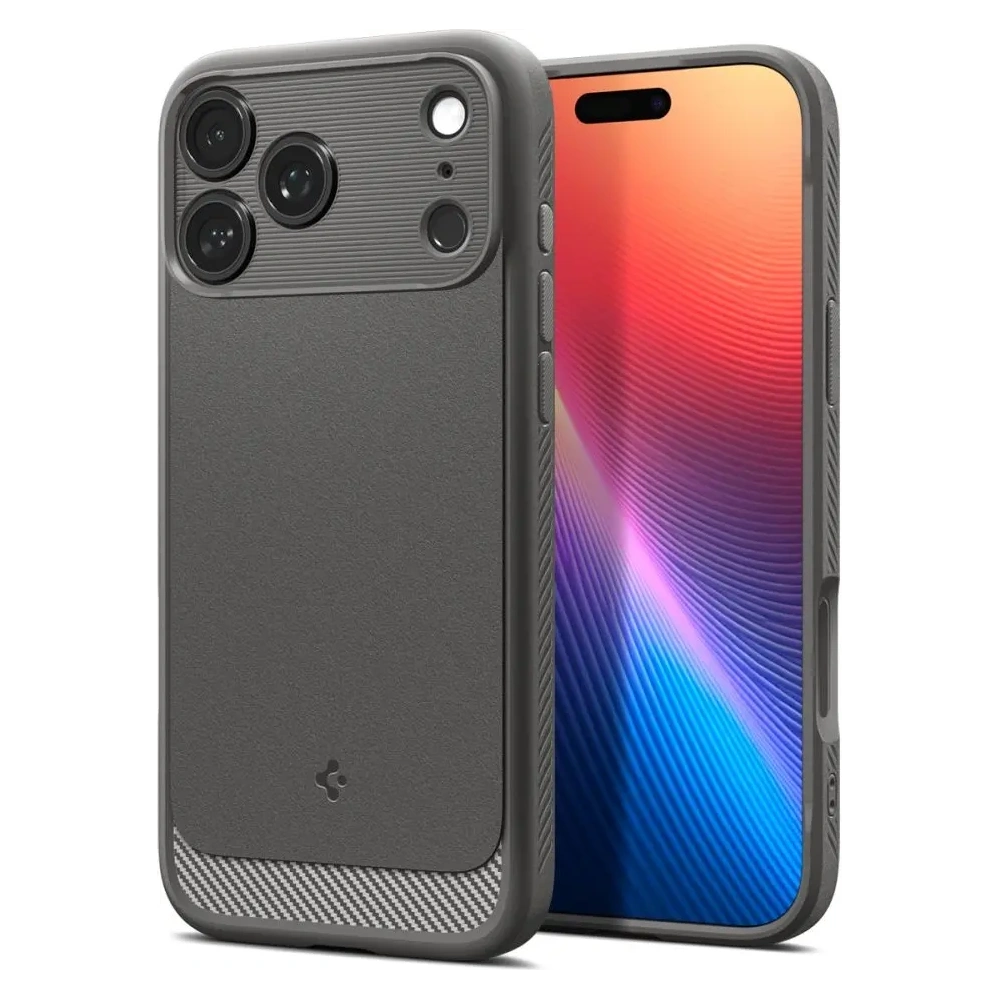 Etui Spigen Rugged Armor Mag MagSafe do Apple iPhone 17 Pro Max Grey