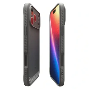 Etui Spigen Rugged Armor Mag MagSafe do Apple iPhone 17 Pro Max Grey