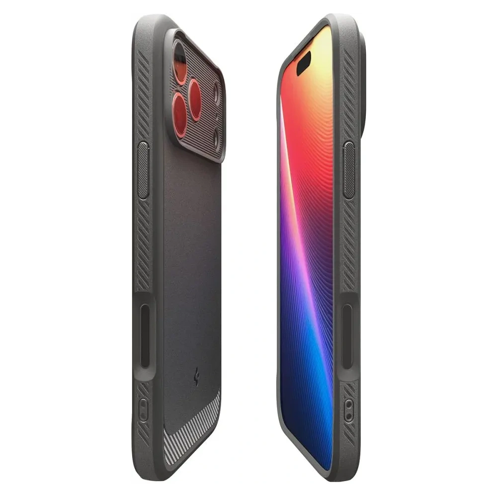 Etui Spigen Rugged Armor Mag MagSafe do Apple iPhone 17 Pro Max Grey