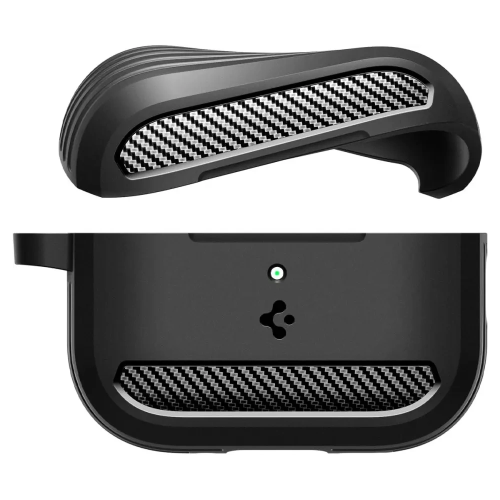Etui Spigen Rugged Armor do Apple AirPods Pro 3 Matte Black