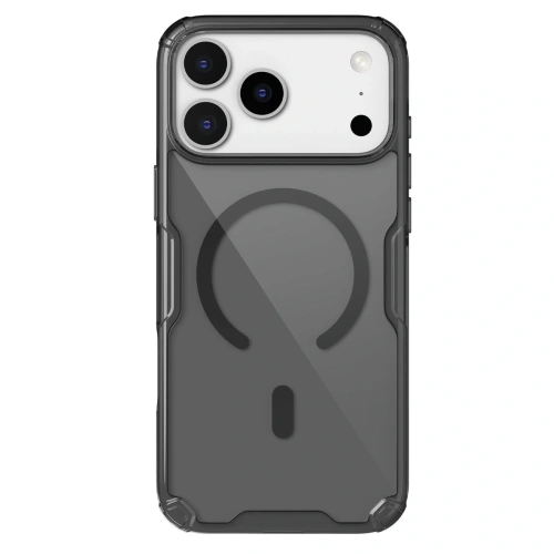 Etui Nillkin Nature TPU Pro Magnetic MagSafe do Apple iPhone 17 Pro Max półprzezroczyste-czarne