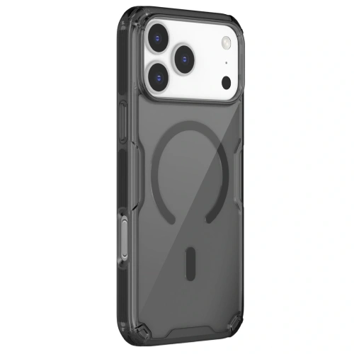 Etui Nillkin Nature TPU Pro Magnetic MagSafe do Apple iPhone 17 Pro Max półprzezroczyste-czarne