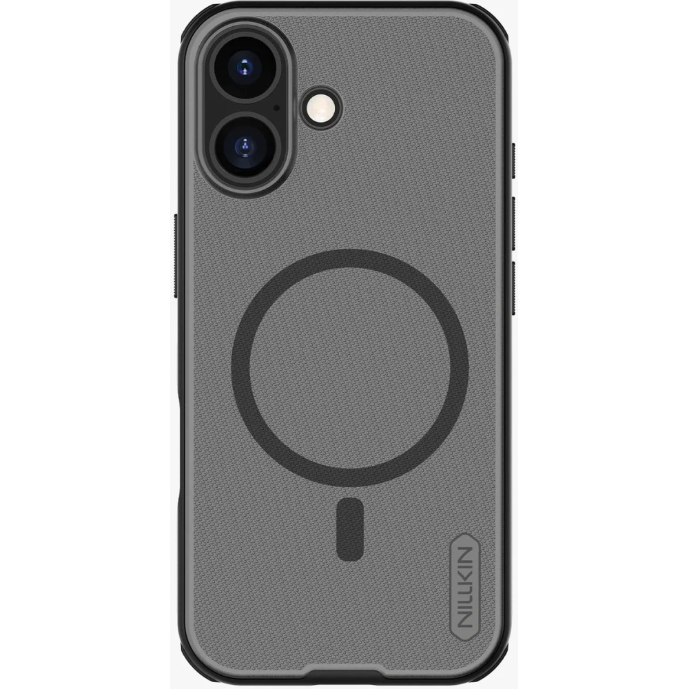 Etui Nillkin Super Frosted Shield Pro Magnetic MagSafe do Apple iPhone 17 półprzezroczyste-czarne