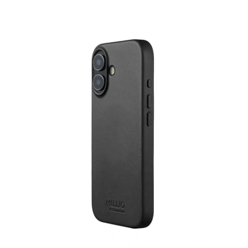 Etui Mujjo Leather Case do Apple iPhone 17 MagSafe (black)
