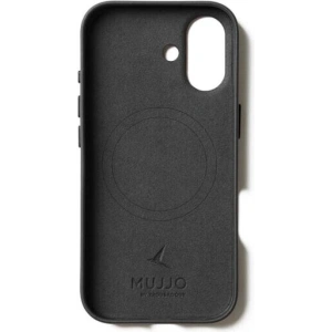 Etui Mujjo Leather Case do Apple iPhone 17 MagSafe (black)