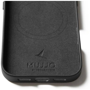 Etui Mujjo Leather Case do Apple iPhone 17 MagSafe (black)