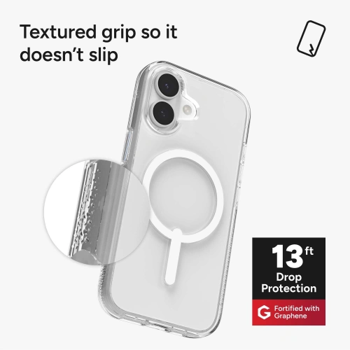 Etui ZAGG Crystal Palace Snap do Apple iPhone 17 MagSafe (clear)