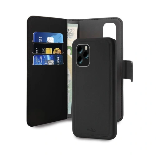 Kup PURO Wallet leválasztható tok 2w1 Apple iPhone 11 Pro (fekete) - PUR106BLK - {ean13} - Sklep Home Screen