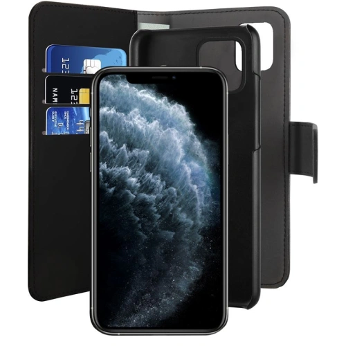 Kup Etui PURO Wallet Detasabil 2in1 pentru Apple iPhone 11 Pro Max (negru) - PUR108BLK - {ean13} - Sklep Home Screen