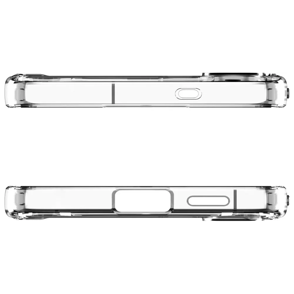 Etui Spigen Ultra Hybrid Mag MagSafe do Samsung Galaxy S25 FE Clear/white