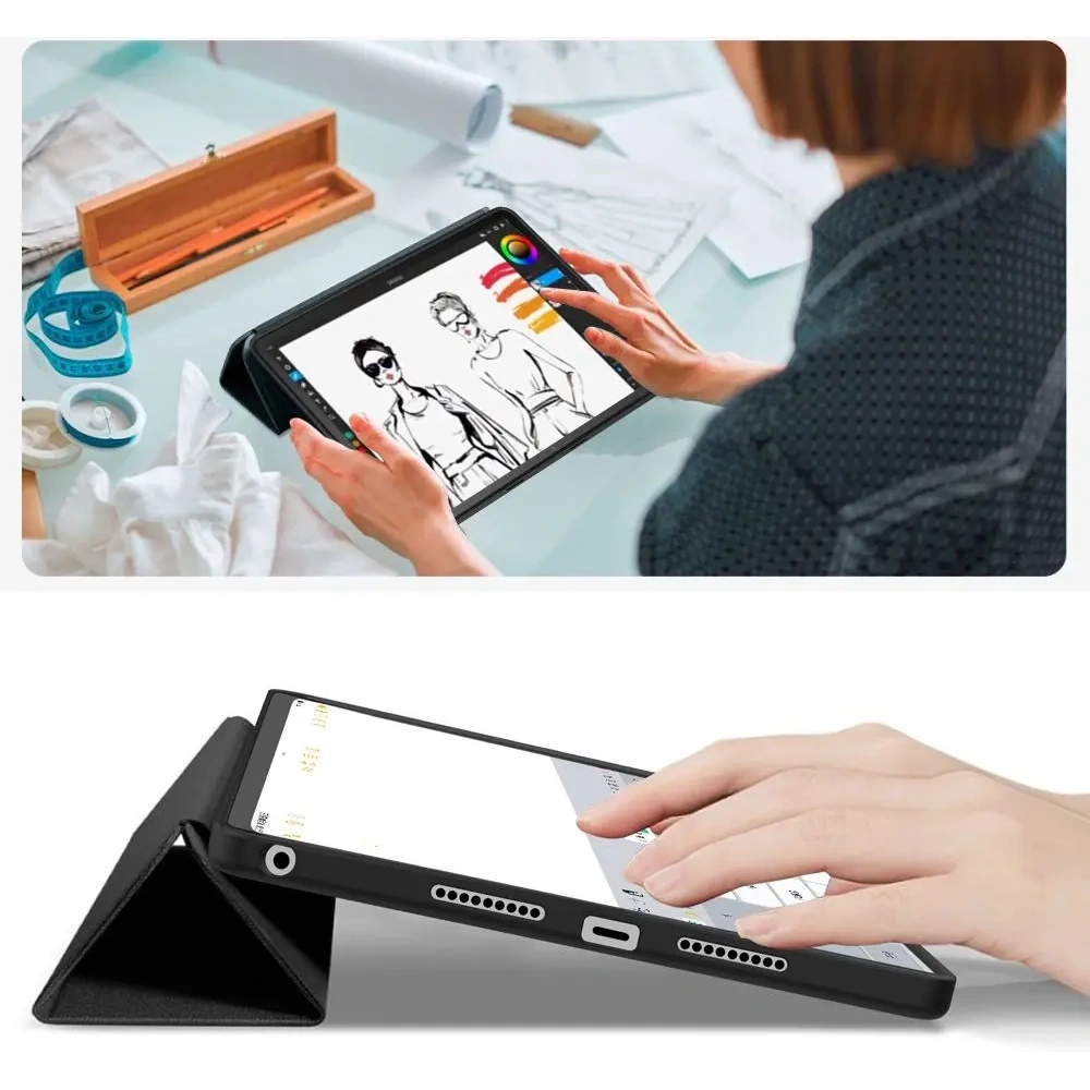 Etui Tech-Protect SmartCase do Lenovo Idea Tab 11.0 TB-336 Black