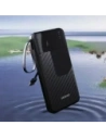 Powerbank Dudao K11 10000mAh z wbudowanymi kablami czarny Powerbank Dudao K11 10000mAh z wbudowanymi kablami czarny