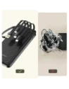 Powerbank Dudao K11 10000mAh z wbudowanymi kablami czarny Powerbank Dudao K11 10000mAh z wbudowanymi kablami czarny