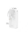 Powerbank Dudao K11 Pro 20000mAh z wbudowanymi kablami biały