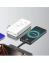 Powerbank Dudao K11 Pro 20000mAh z wbudowanymi kablami biały