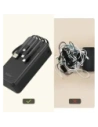Powerbank Dudao K11 Max 30000mAh z wbudowanymi kablami czarny