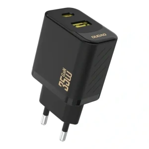 Ładowarka sieciowa Dudao A27 Max USB-A, USB-C 35W + kabel USB-C czarna