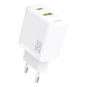 Ładowarka sieciowa Dudao A27 Max USB-A, USB-C 35W + kabel USB-C biała